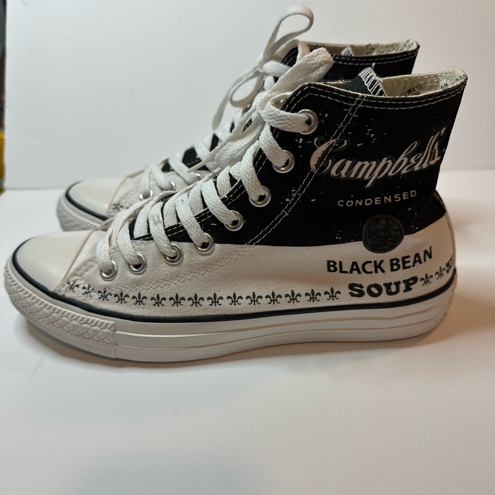 Converse Chuck Taylor Warhol Campbell’s soup limited EUC W 8.5 M 6.5